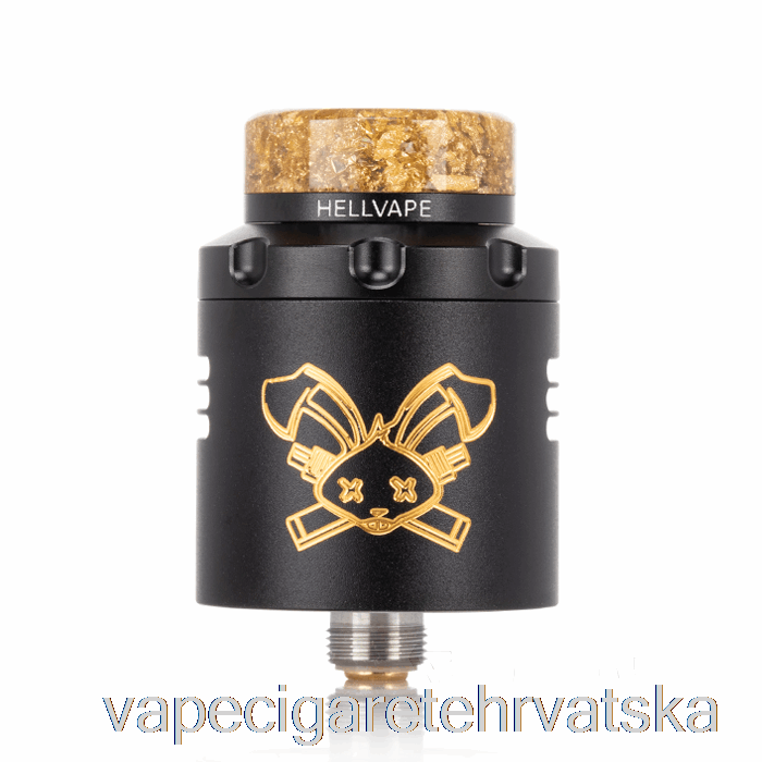 Vape Hrvatska Hellvape Dead Rabbit V3 24mm Rda Crno Zlato